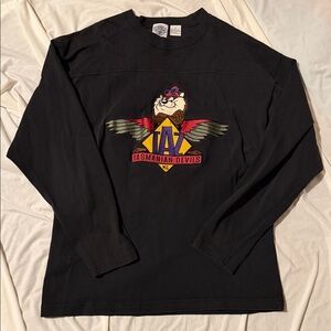 90’s Black Tasmanian Devils Long Sleeve Shirt Acme Clothing